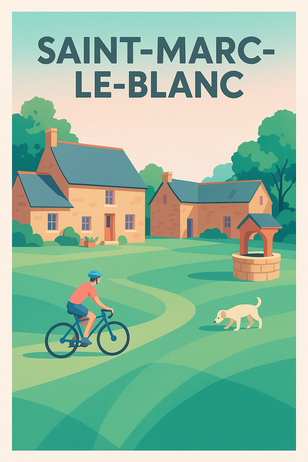 Affiche de Saint-Marc-le-Blanc - Charme bucolique et douceur de vivre