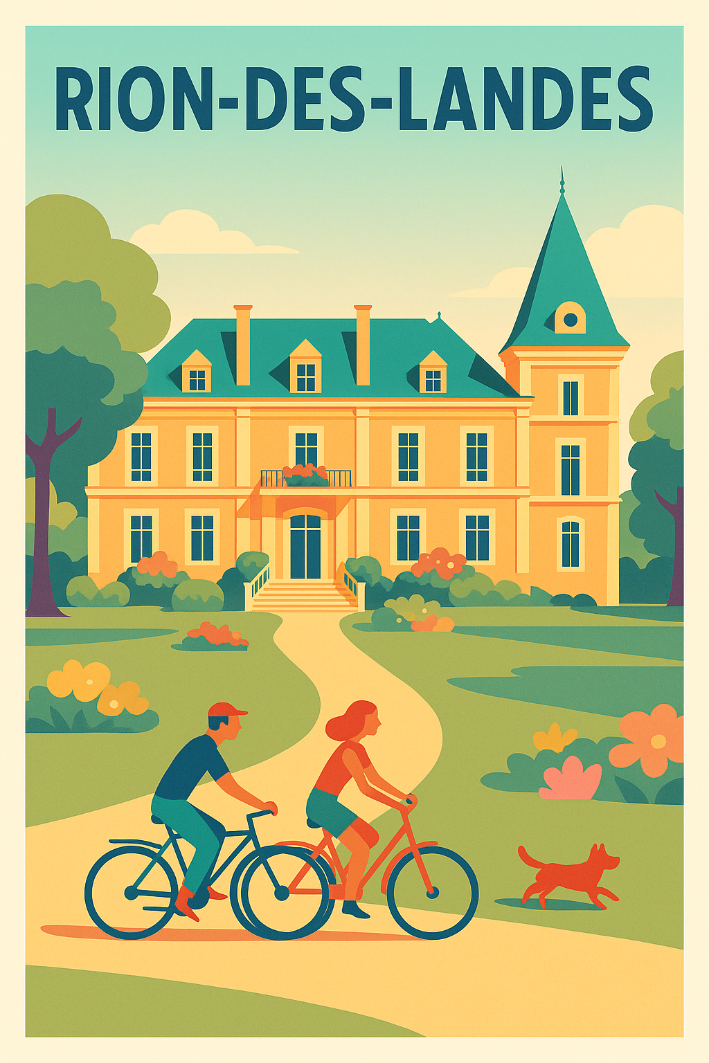Affiche de Rion-des-Landes - Balade champêtre en douceur