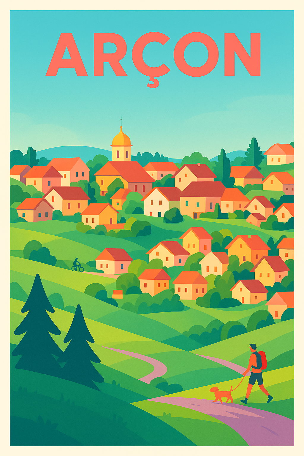 Affiche de Arçon - Charme bucolique au cœur de la nature