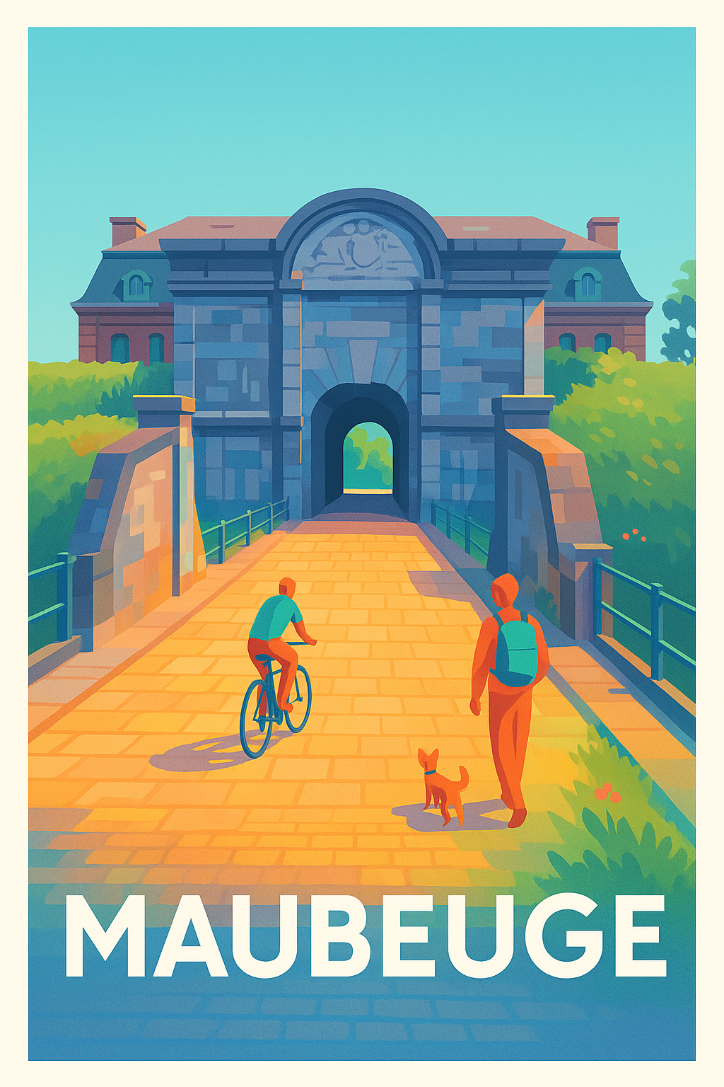 Affiche de Maubeuge - Escapade ensoleillée au cœur de la ville