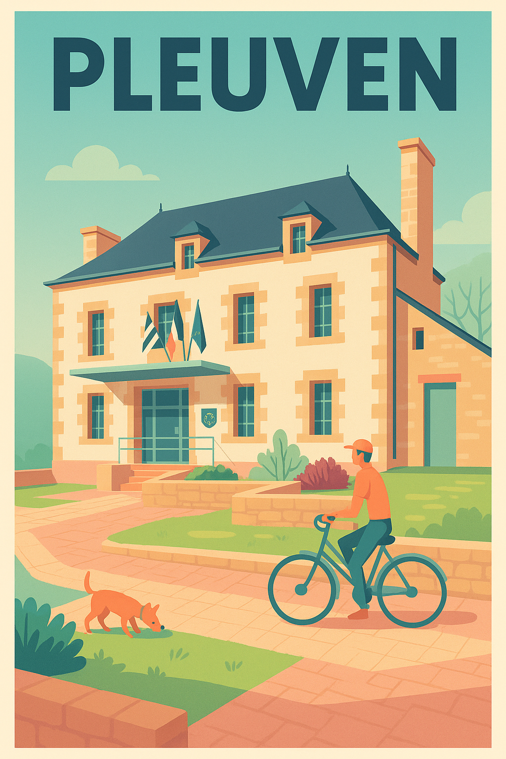 Affiche de Pleuven - Charme et sérénité au cœur de la Bretagne
