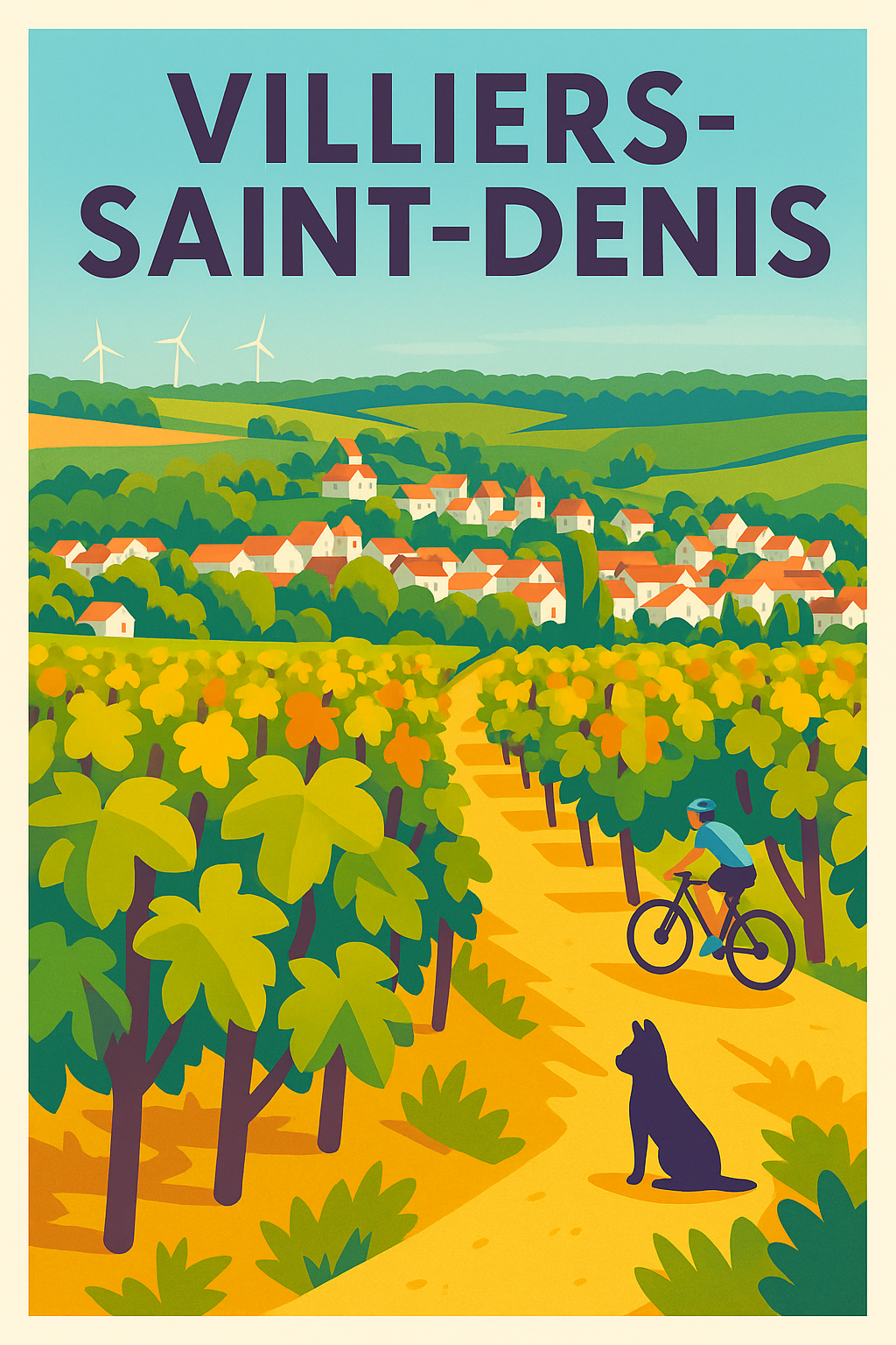 Affiche de Villiers-Saint-Denis - Évasion bucolique au cœur des vignobles
