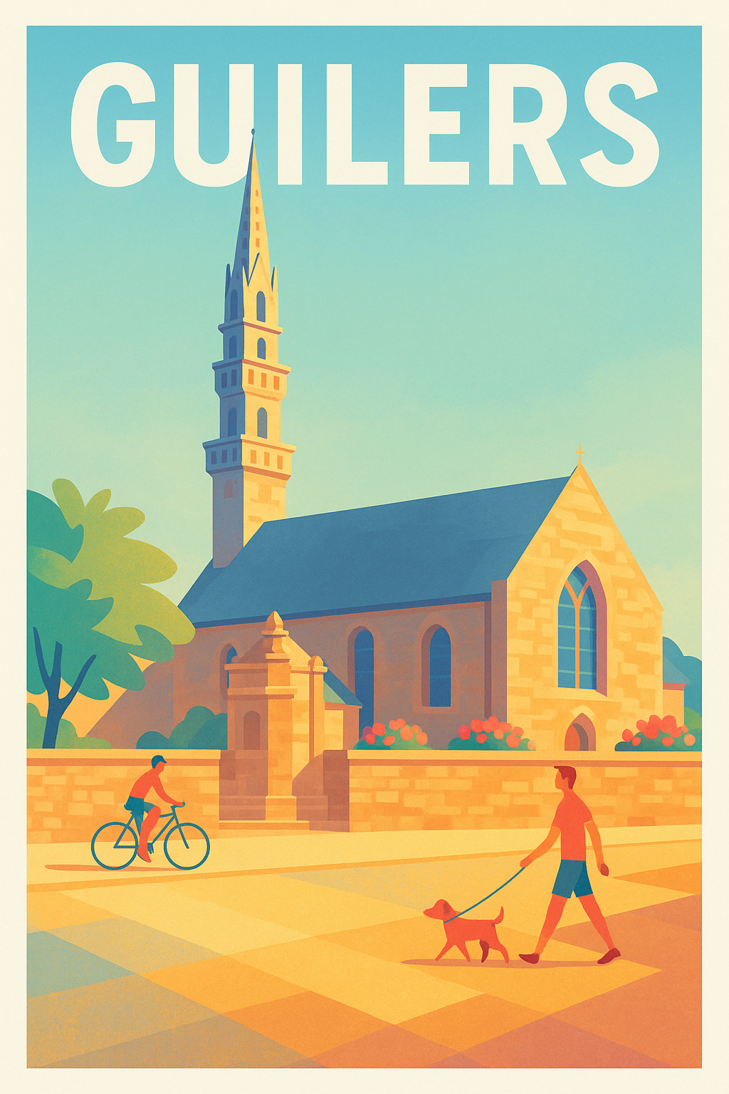 Affiche de Guilers - Charme et Sérénité Bretonne