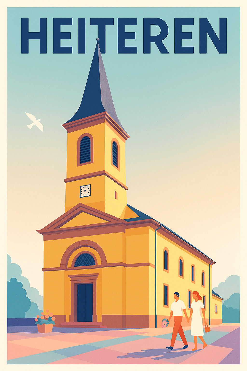 Affiche de Heiteren - Charme et sérénité à l'église du village