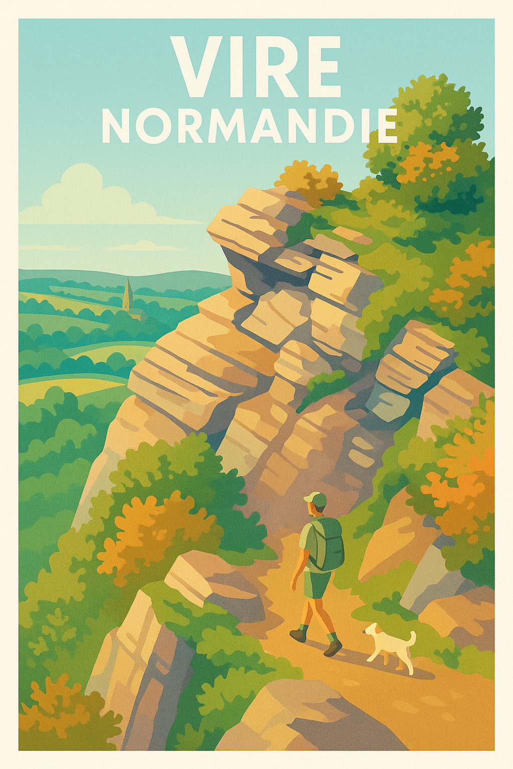 Affiche de Vire - Évasion nature en Normandie