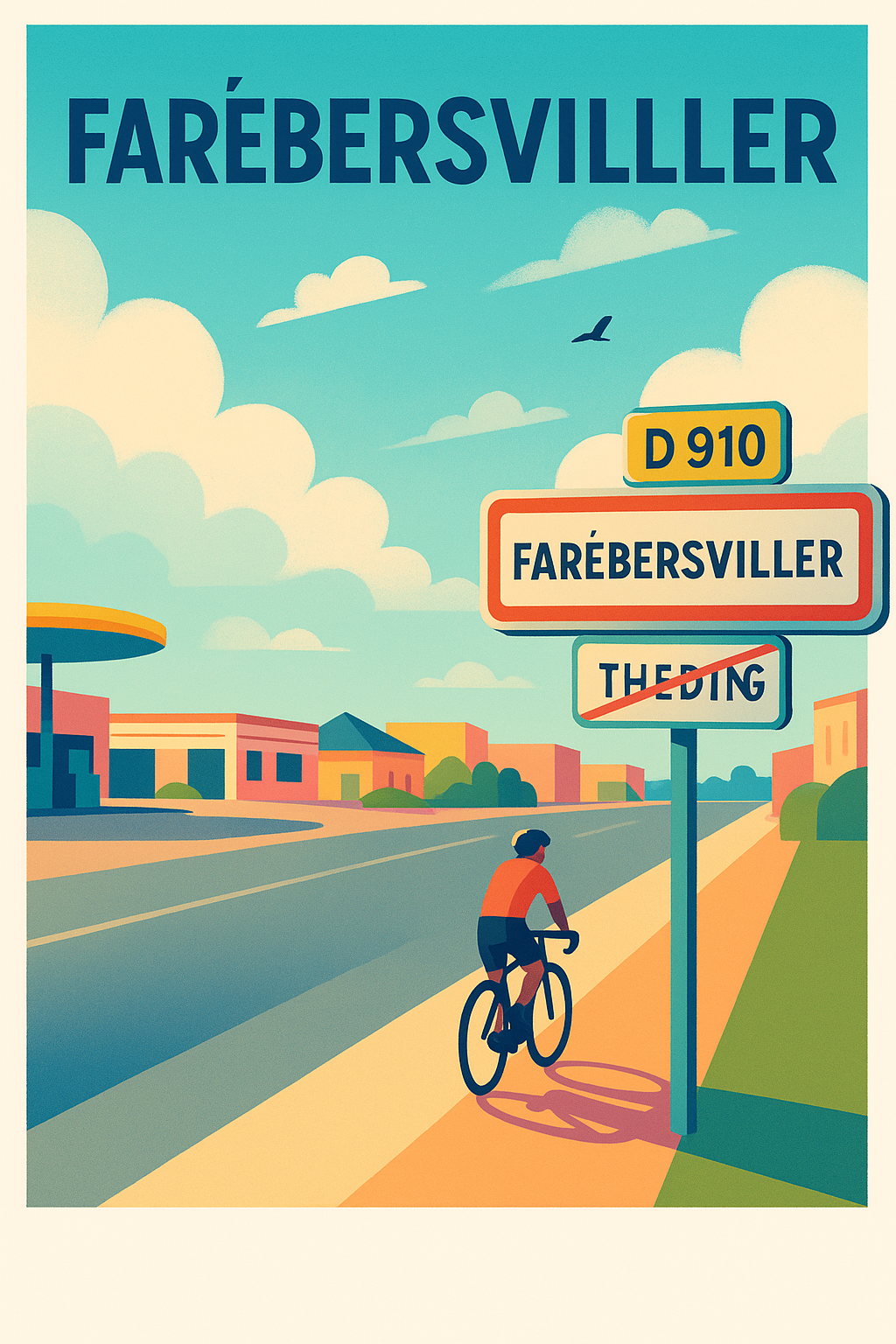 Affiche de Farébersviller - L'entrée dynamique d'une ville pleine de charme
