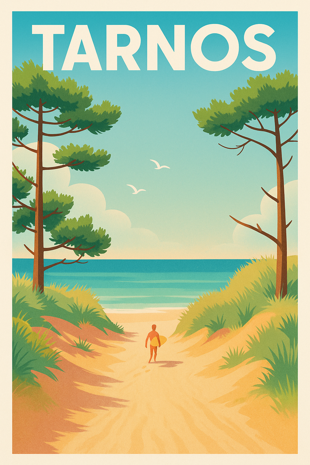 Affiche de Tarnos - Évasion plage et nature