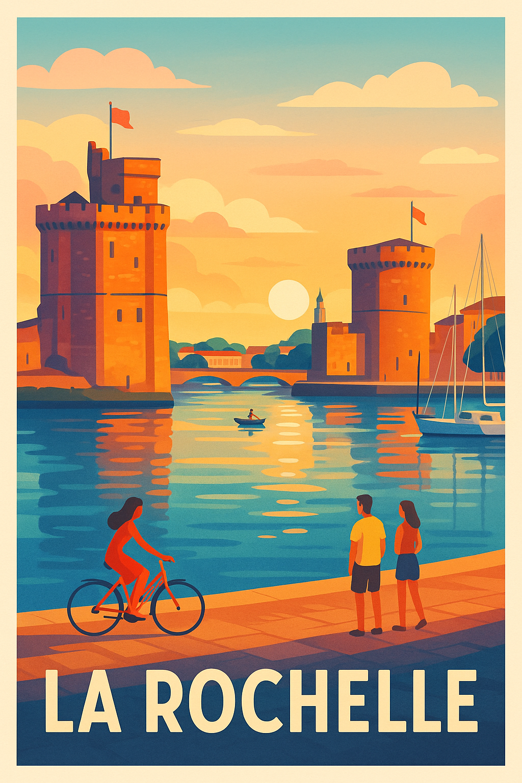 La Rochelle - Entre tours médiévales et coucher de soleil