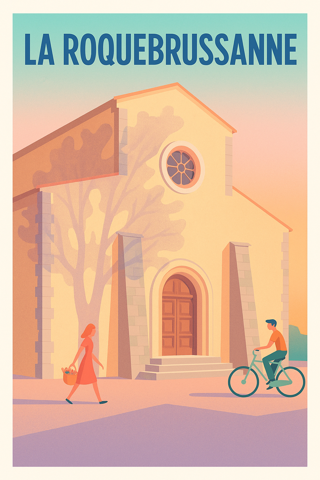 Affiche de La Roquebrussanne - Charme et douceur provençale