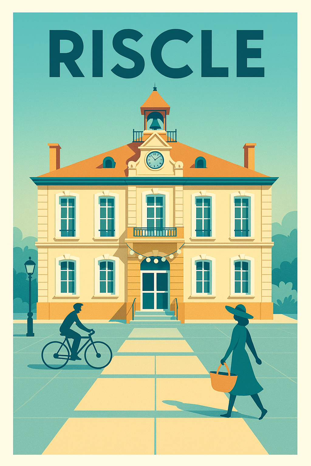 Affiche de Riscle - Charme et Sérénité au Cœur du Village
