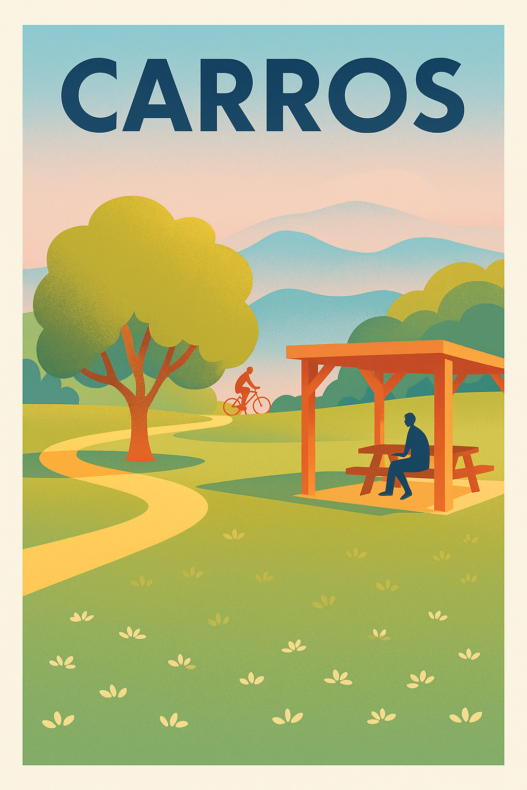 Affiche de Carros - Évasion et sérénité en pleine nature