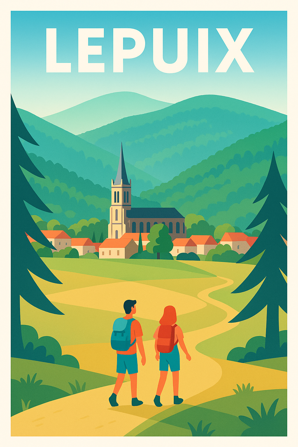 Affiche de Lepuix - Escapade nature au cœur des montagnes