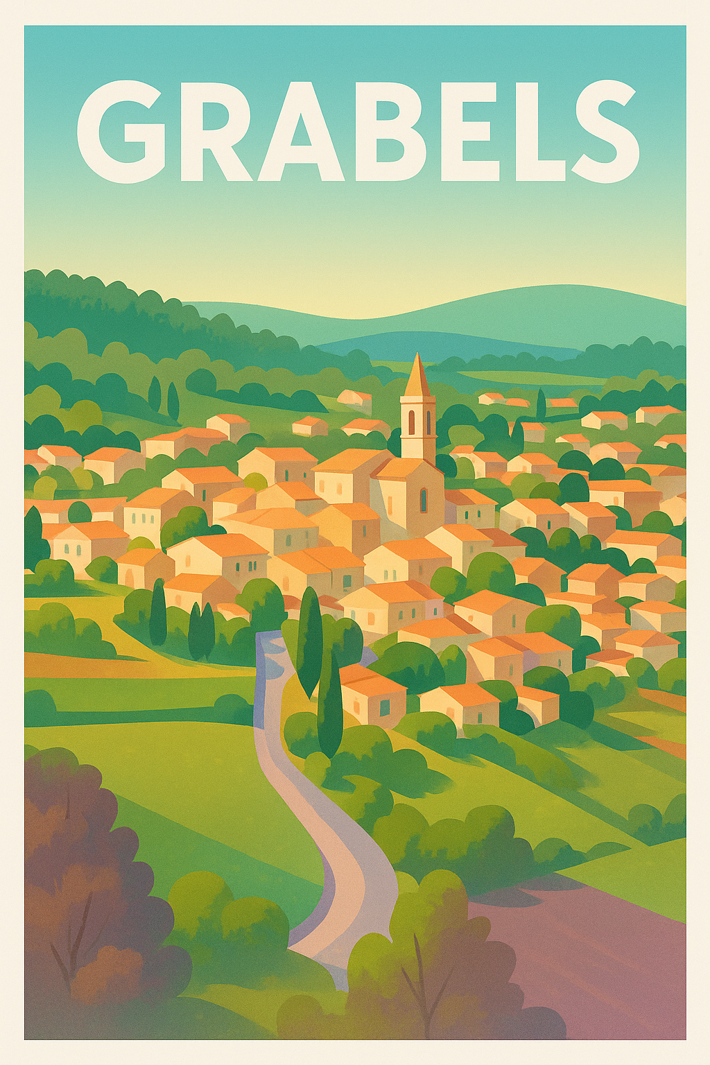 Affiche de Grabels - Charme et Sérénité Méditerranéenne
