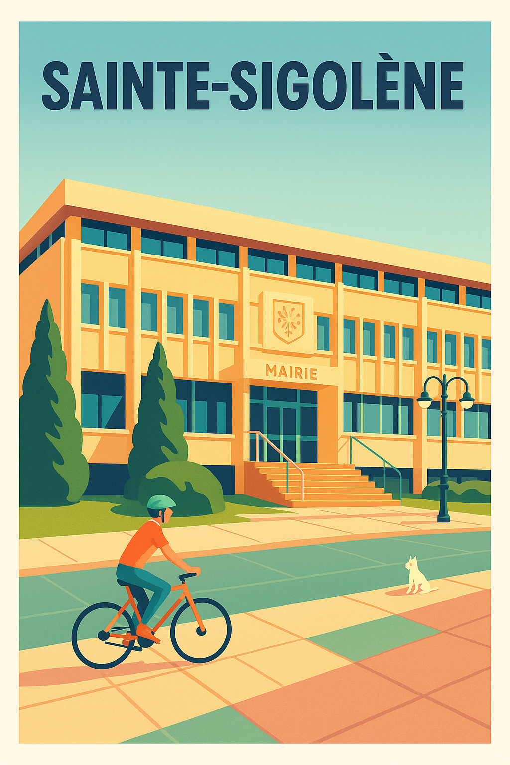 Affiche de Sainte-Sigolène - Charme et sérénité au cœur de la mairie