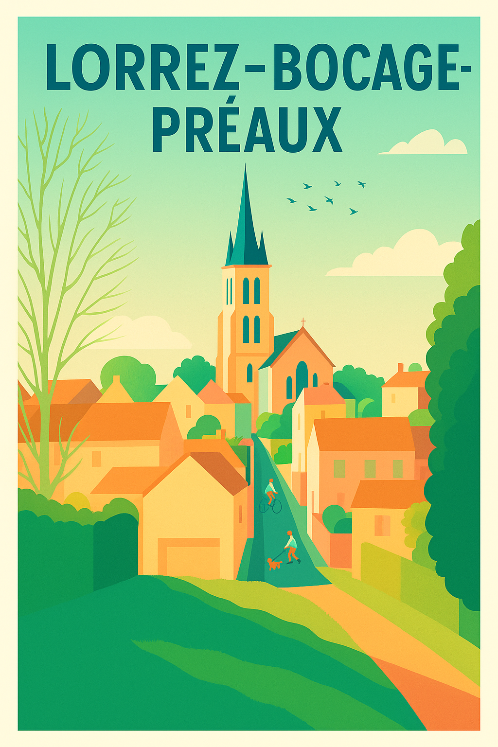 Affiche de Lorrez-le-Bocage-Préaux - Charme bucolique et sérénité