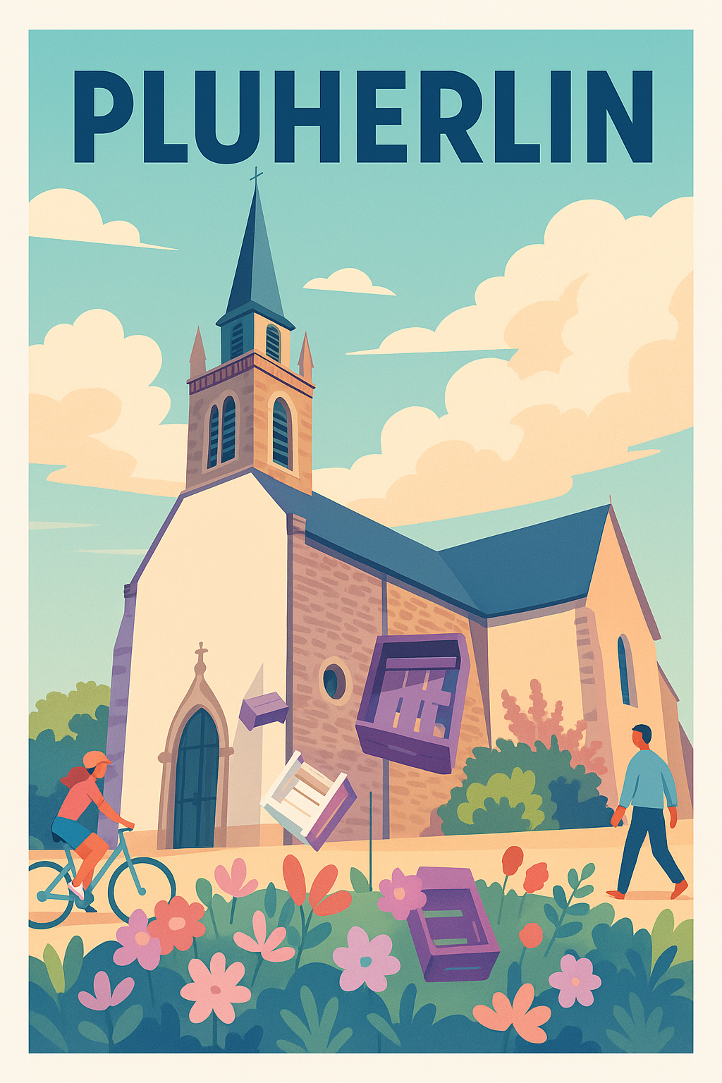 Affiche de Pluherlin - Charme et sérénité au cœur de la Bretagne
