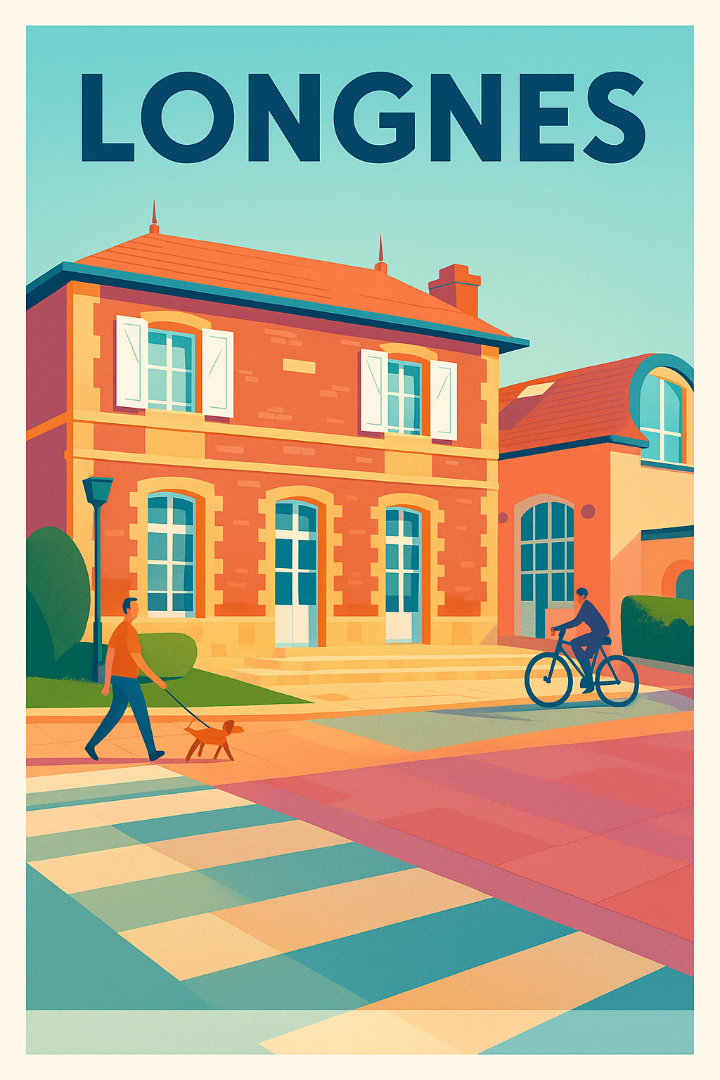 Affiche de Longnes - Charme et douceur de vie au cœur de la ville