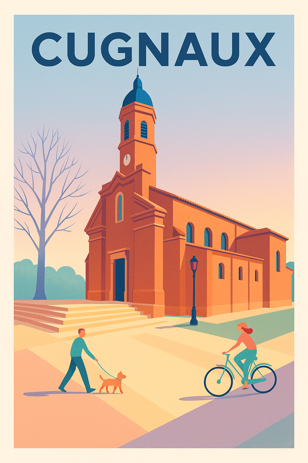 Affiche de Cugnaux - L'élégance tranquille au cœur de la ville