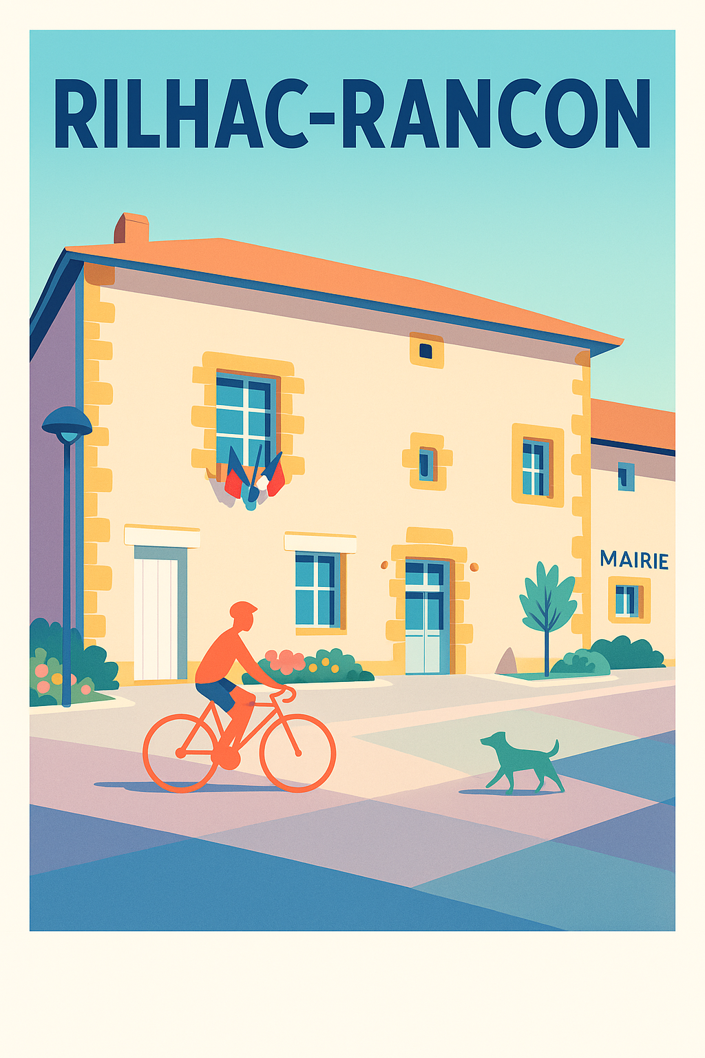 Affiche de Rilhac-Rancon - Douceur de vivre à la mairie