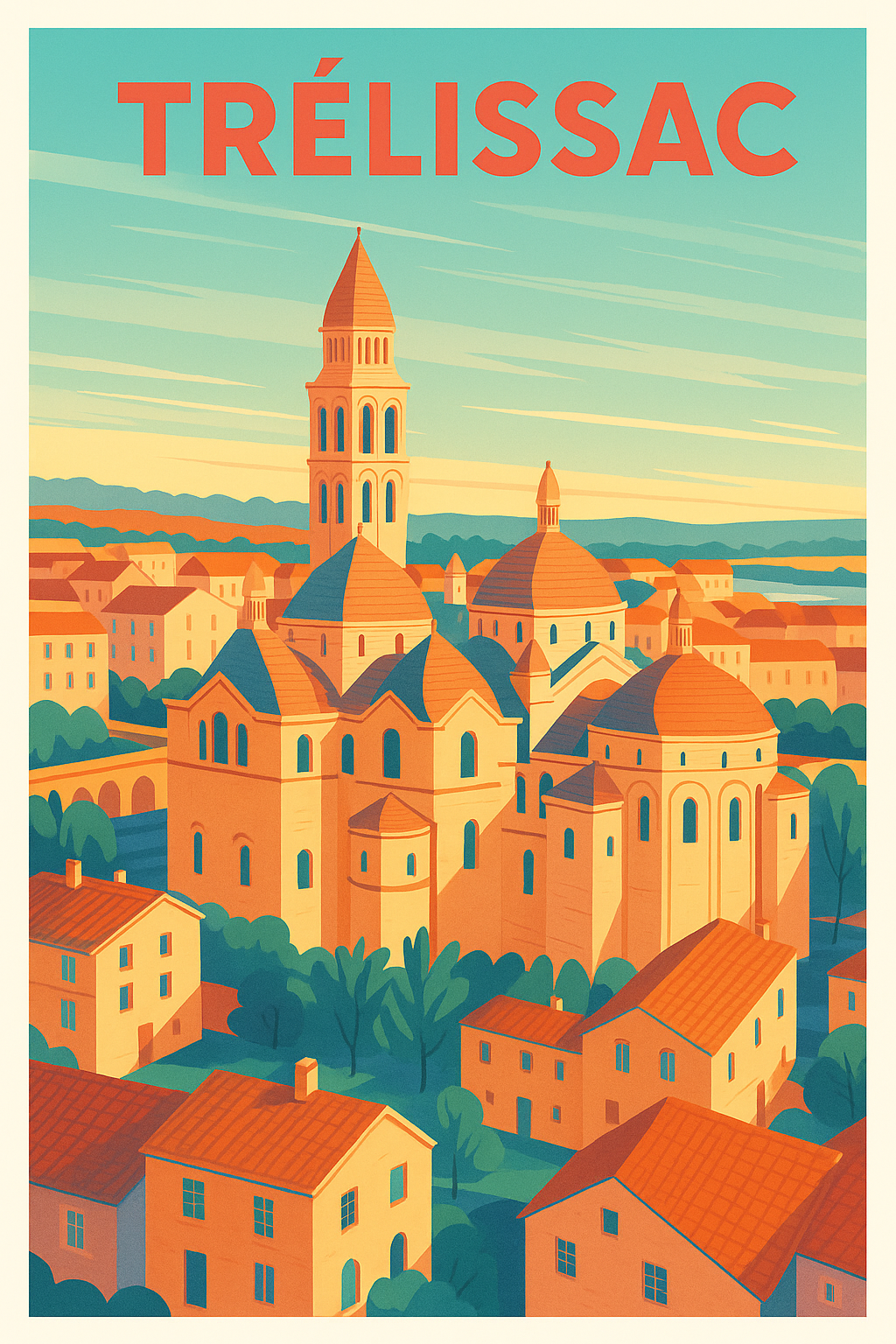 Affiche de Trélissac - Charme et patrimoine authentique