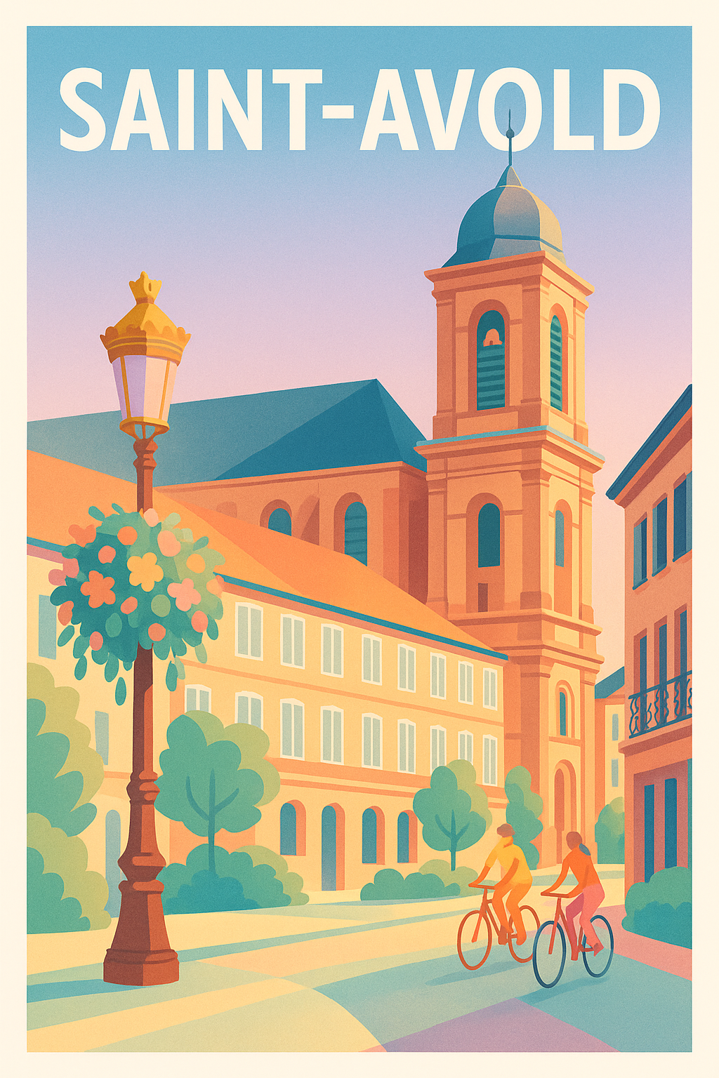 Affiche de Saint-Avold - L'élégance paisible d'une ville au charme authentique