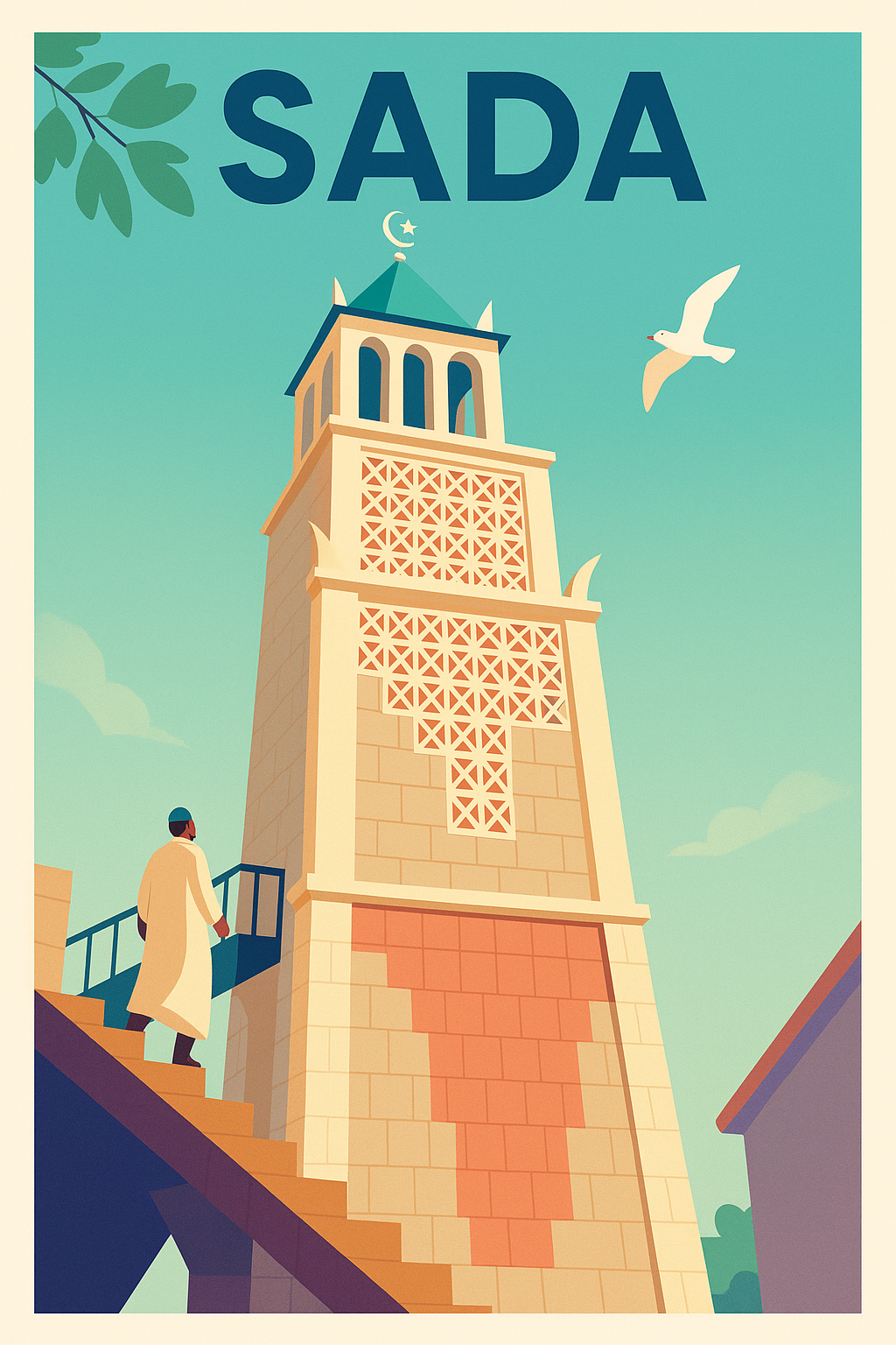 Affiche de Sada - Harmonie et sérénité architecturale