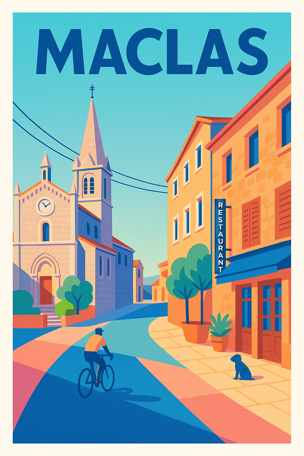 Affiche de Maclas - Harmonie paisible au cœur du village