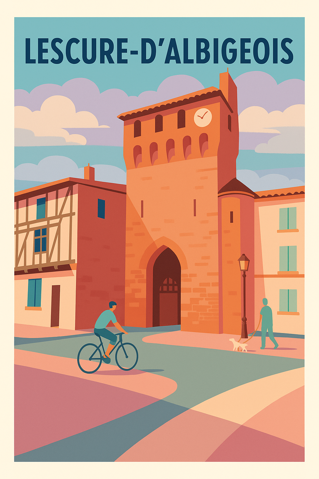 Affiche de Lescure-d'Albigeois - Charme et patrimoine au cœur du Tarn