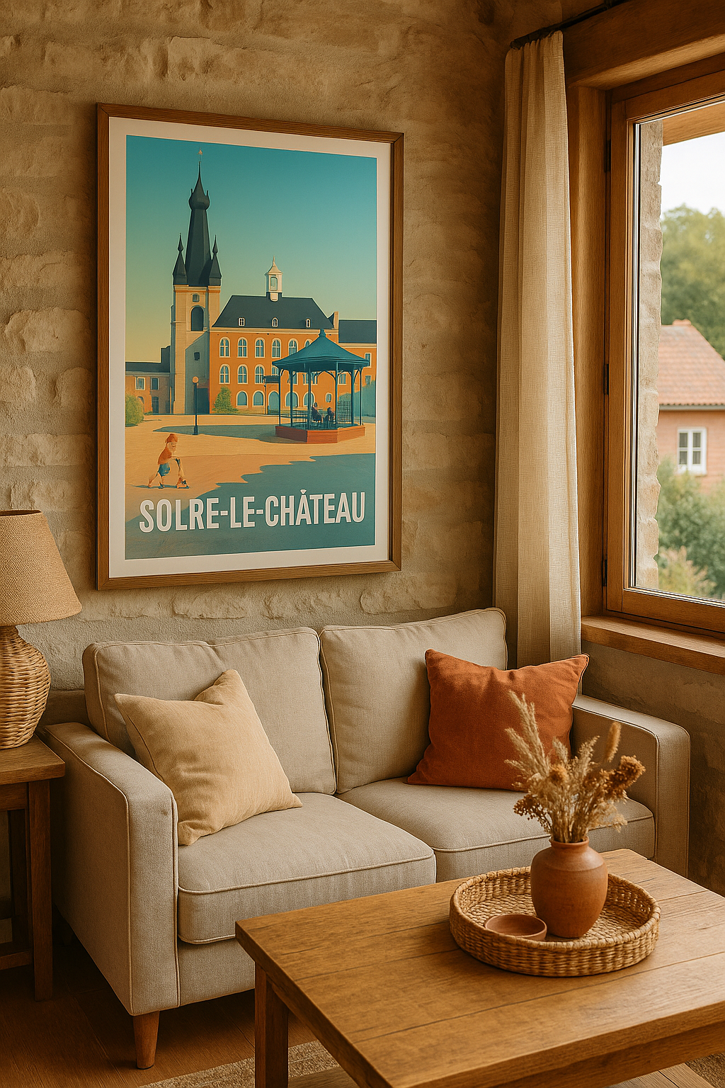 Affiche Solre-le-Château — Charme paisible et authenticité retrouvée · poster d'art de Solre-le-Château