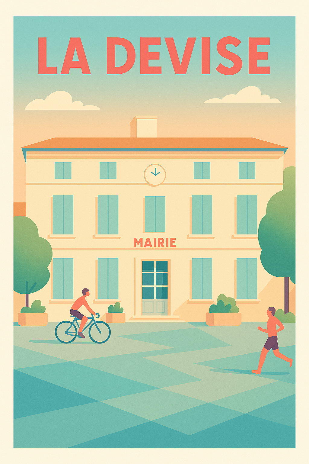 Affiche de La Devise - L'élégance tranquille de la mairie