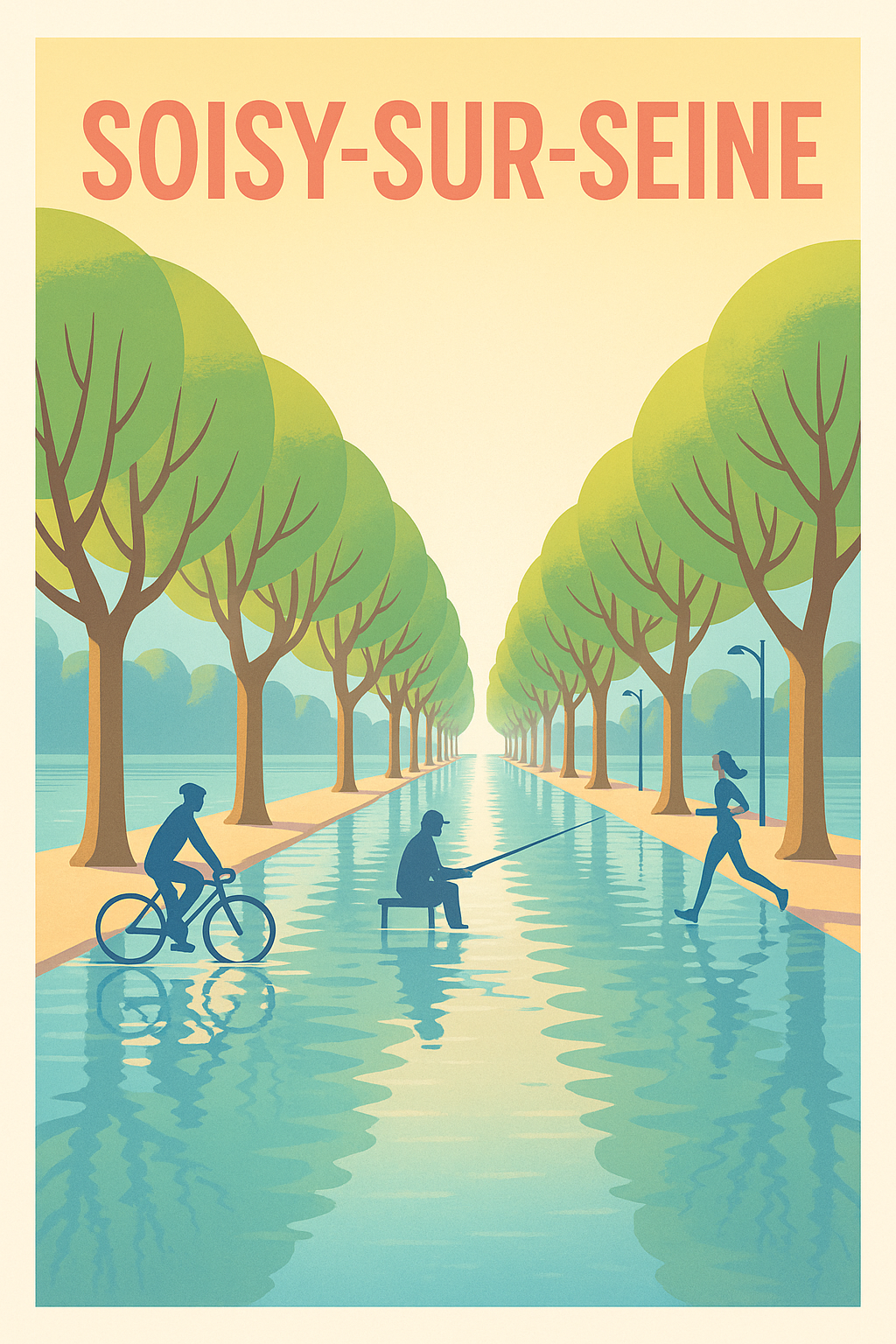 Affiche de Soisy-sur-Seine - L'élégance des bords de l'eau