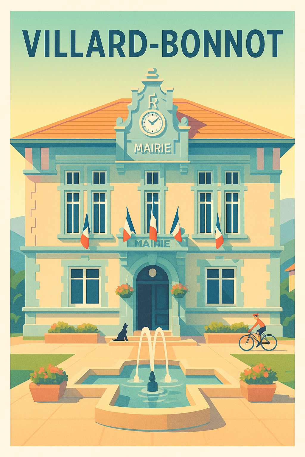 Affiche de Villard-Bonnot - Charme et sérénité au cœur de la mairie