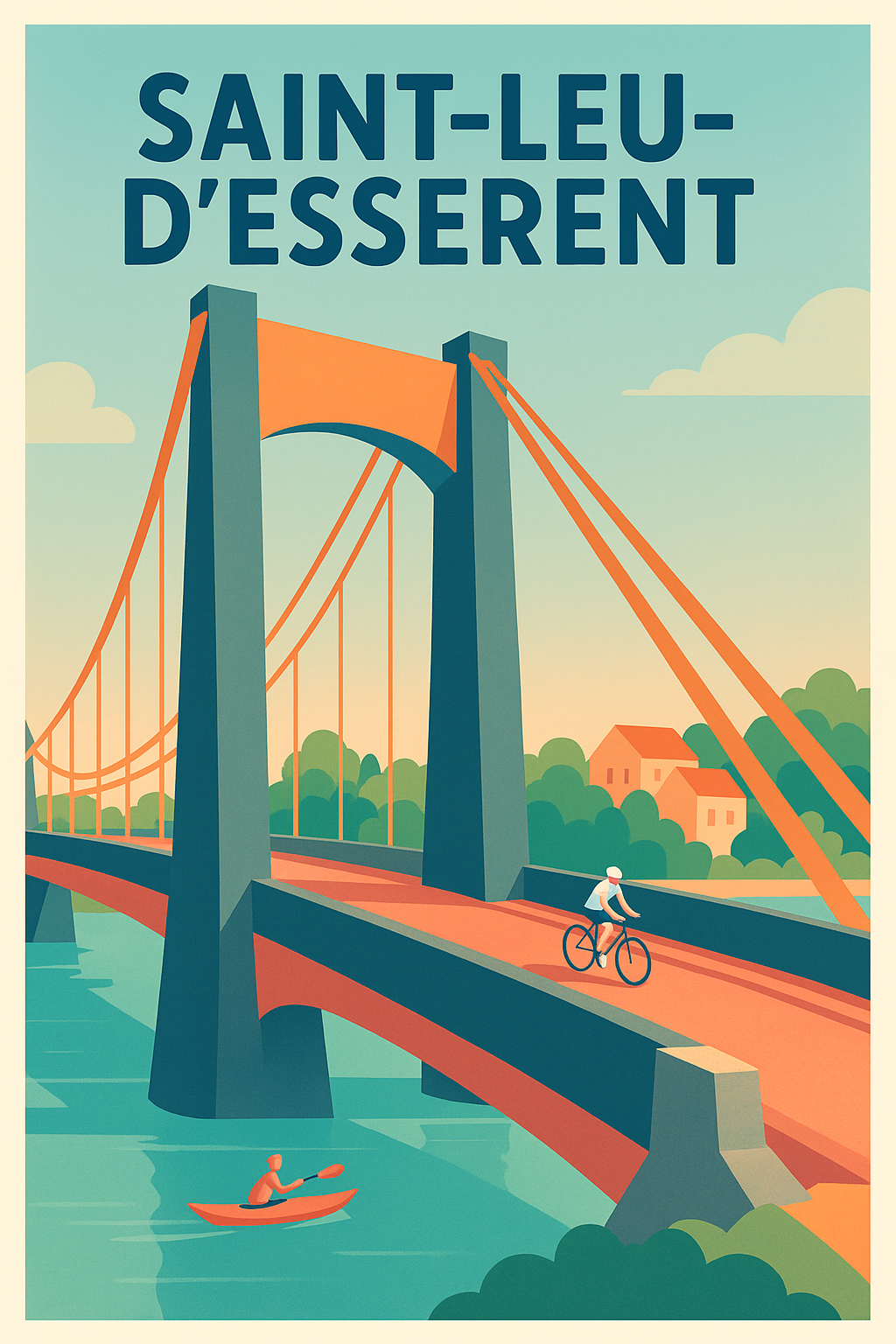 Affiche de Saint-Leu-d'Esserent - Entre Nature et Aventure