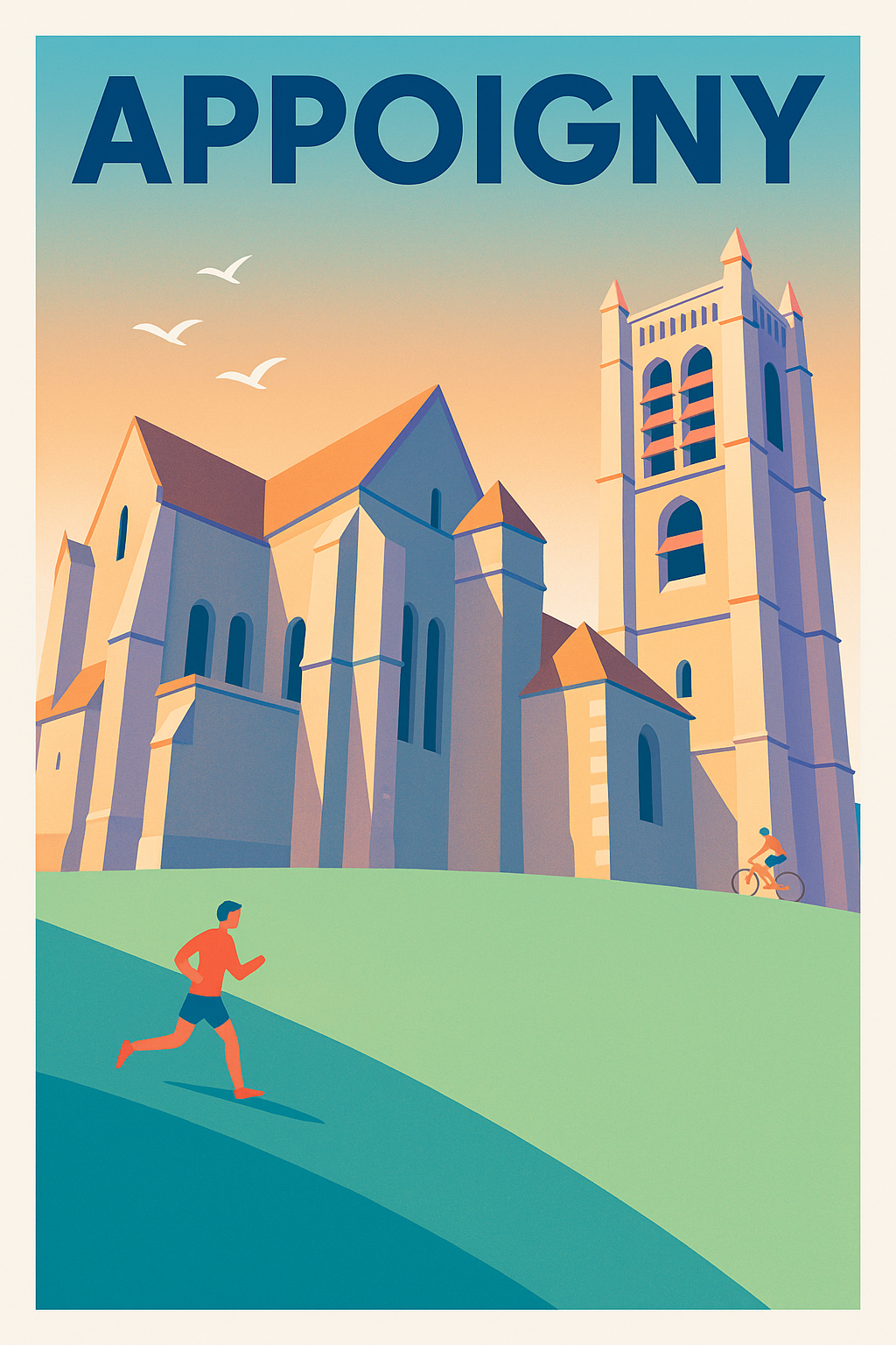 Affiche de Appoigny - L'élégance sereine au cœur de la nature