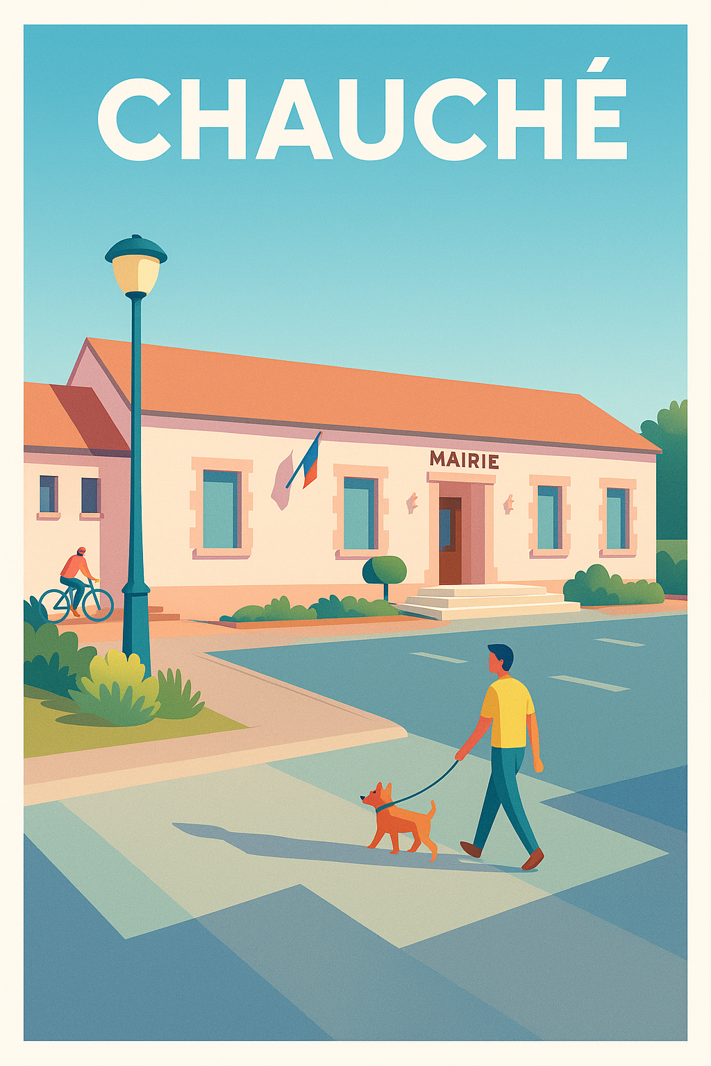 Affiche de Chauché - Charme tranquille et vie de village