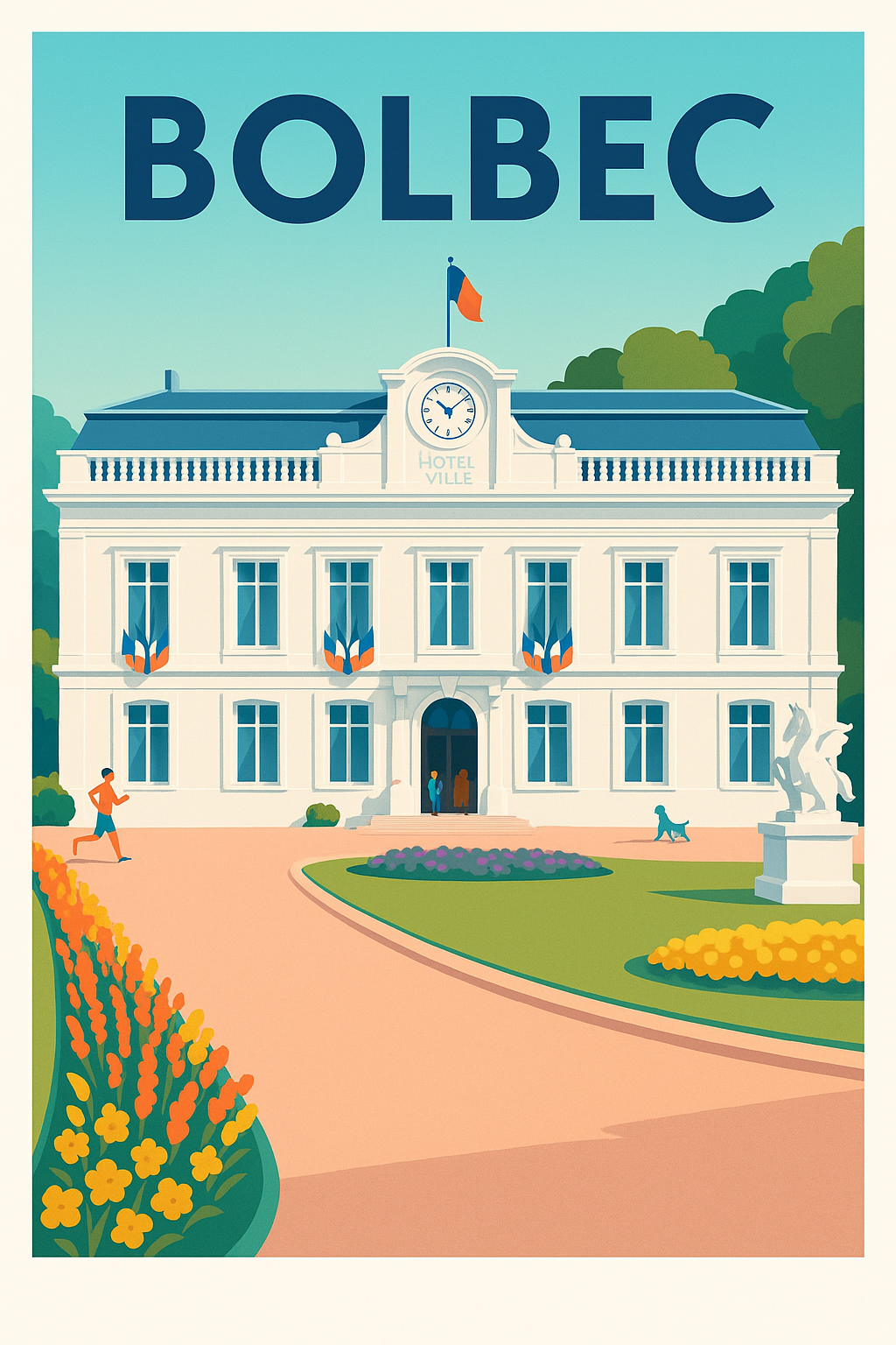 Affiche de Bolbec - Élégance et Sérénité à l'Hôtel de Ville