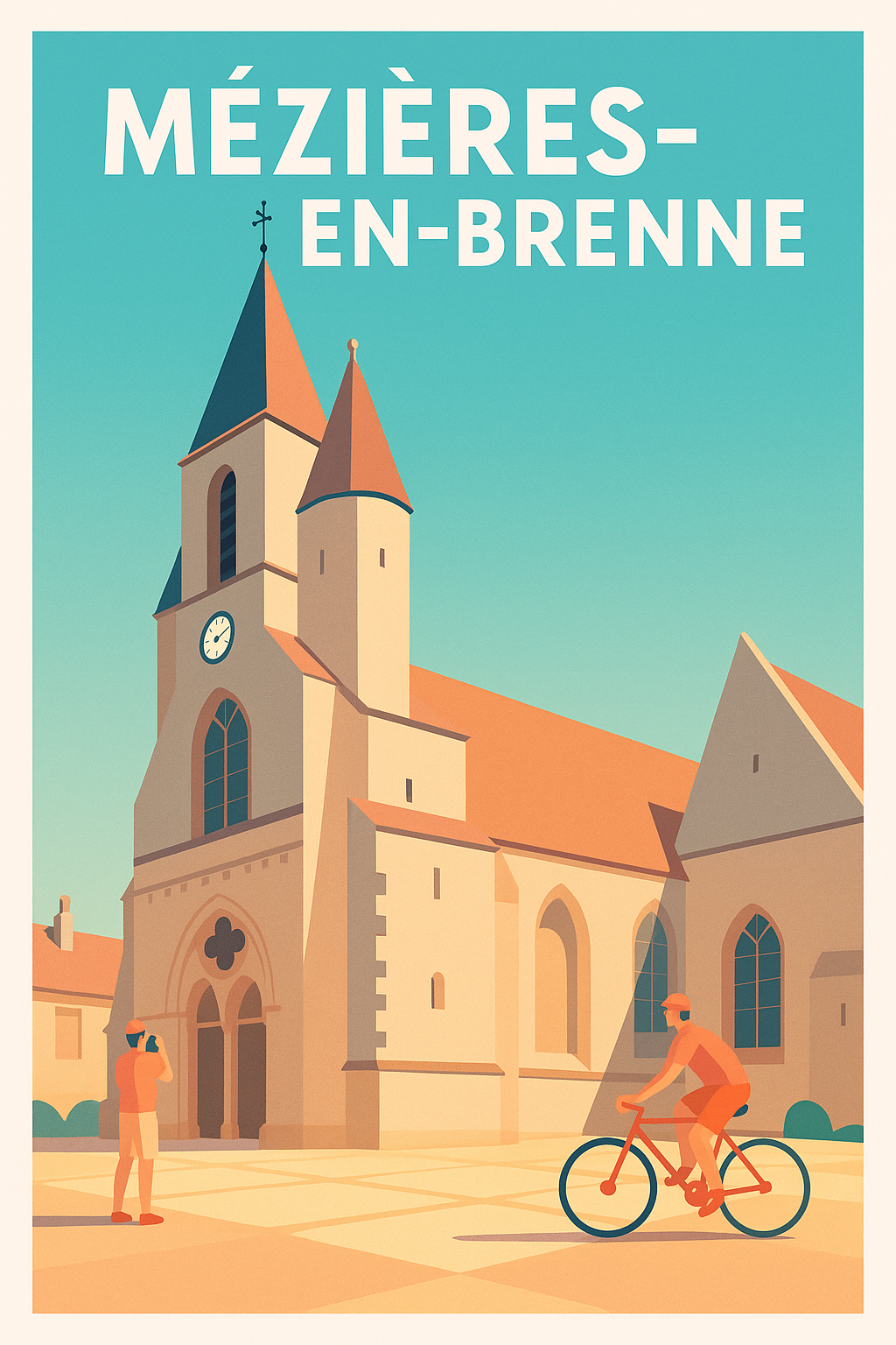 Affiche de Mézières-en-Brenne - Charme et sérénité au cœur de la Brenne