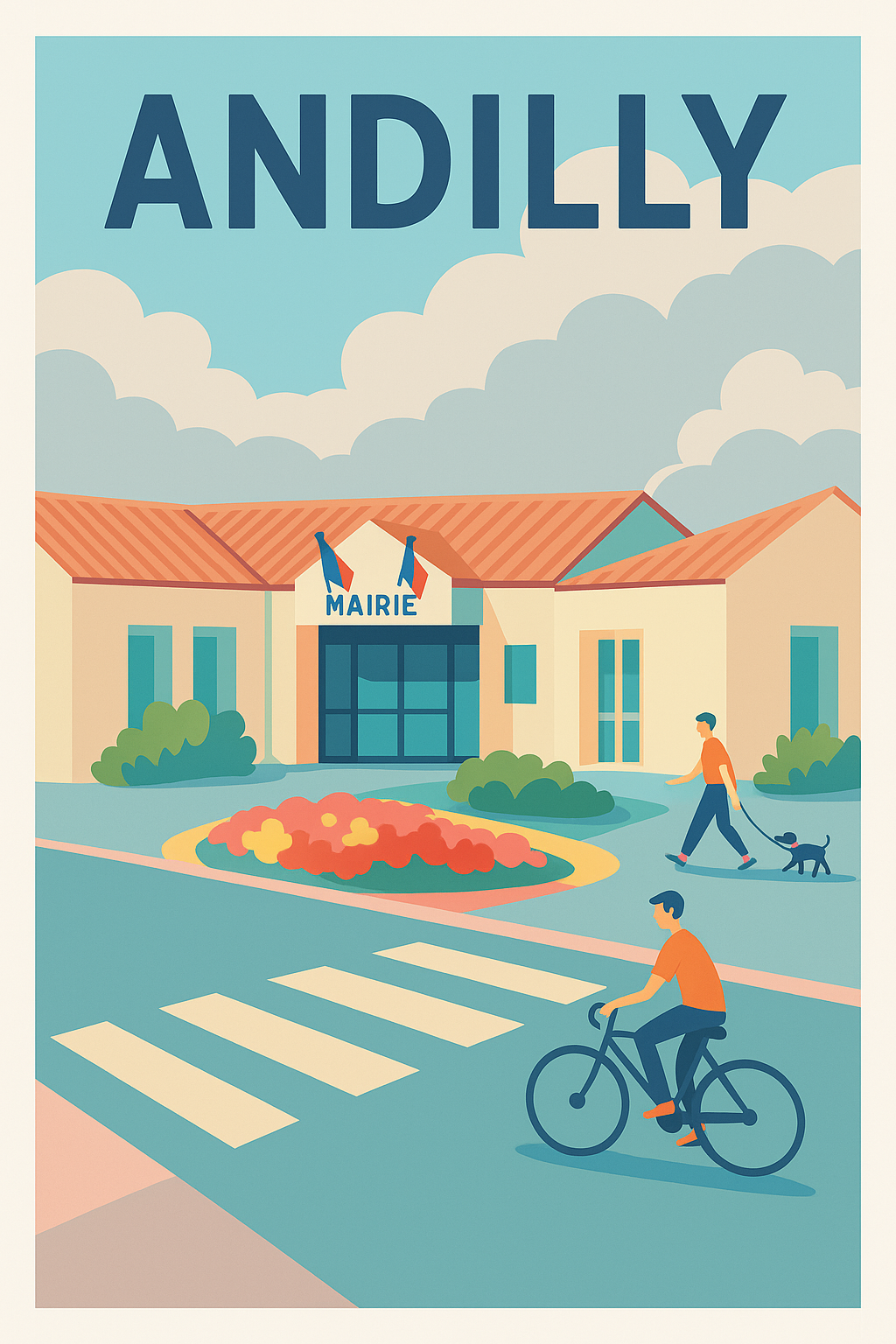Affiche de Andilly - Charme tranquille et vie de village