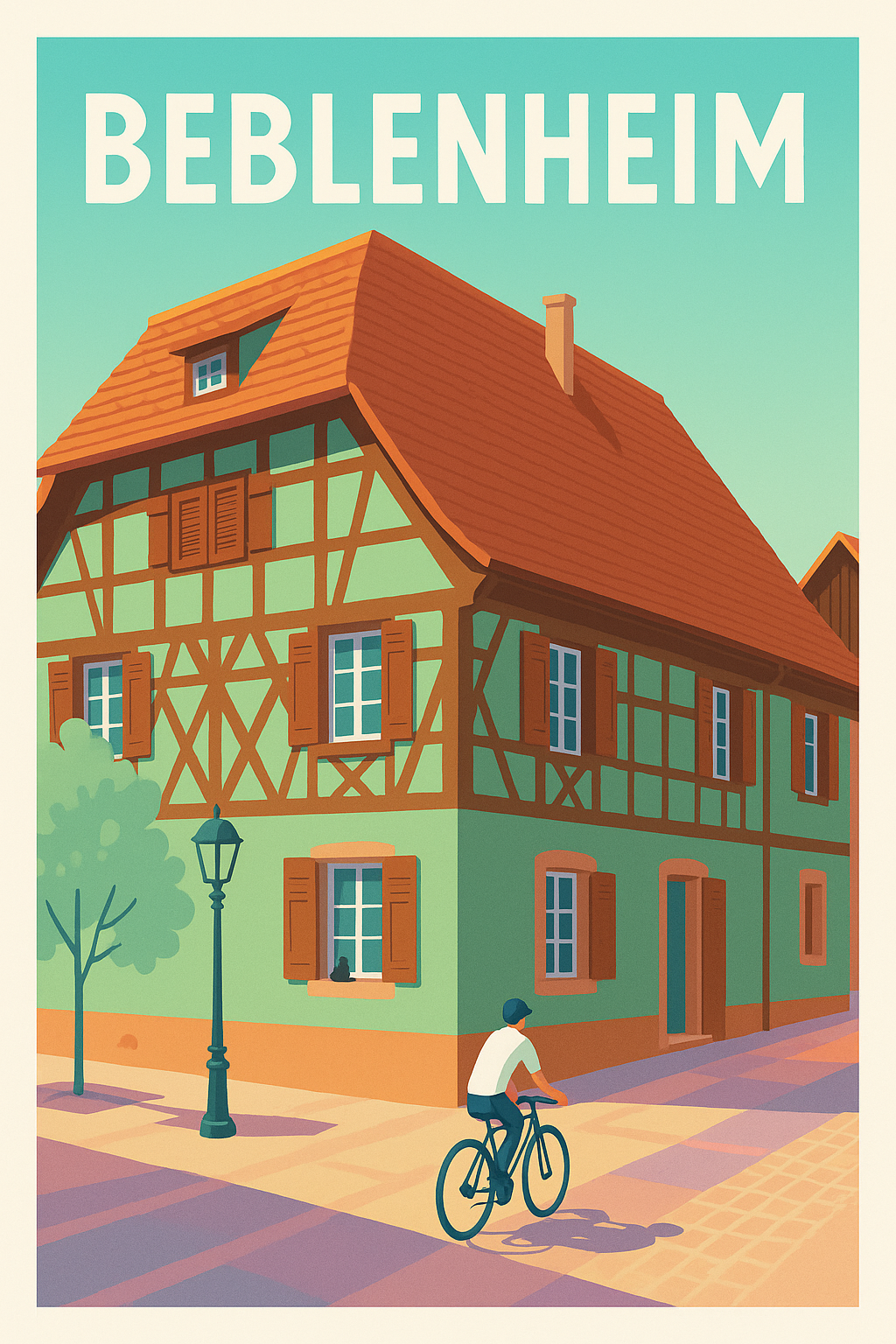 Affiche de Beblenheim - Charme alsacien et douceur de vivre