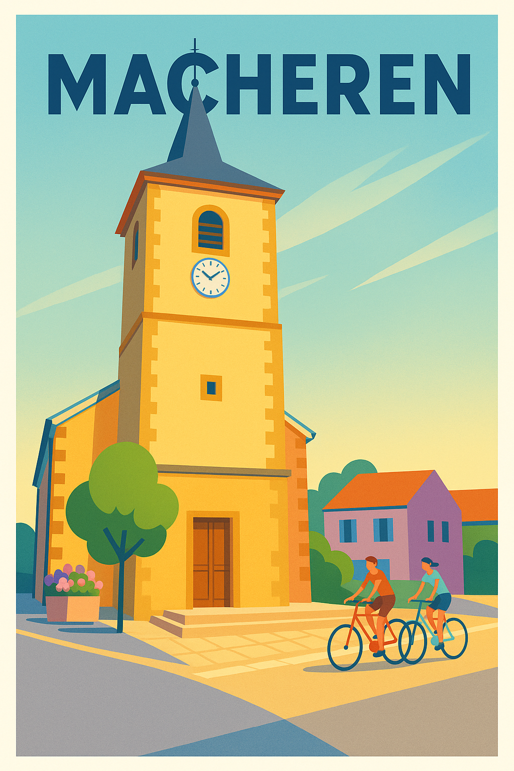 Affiche de Macheren - Un village paisible au charme authentique