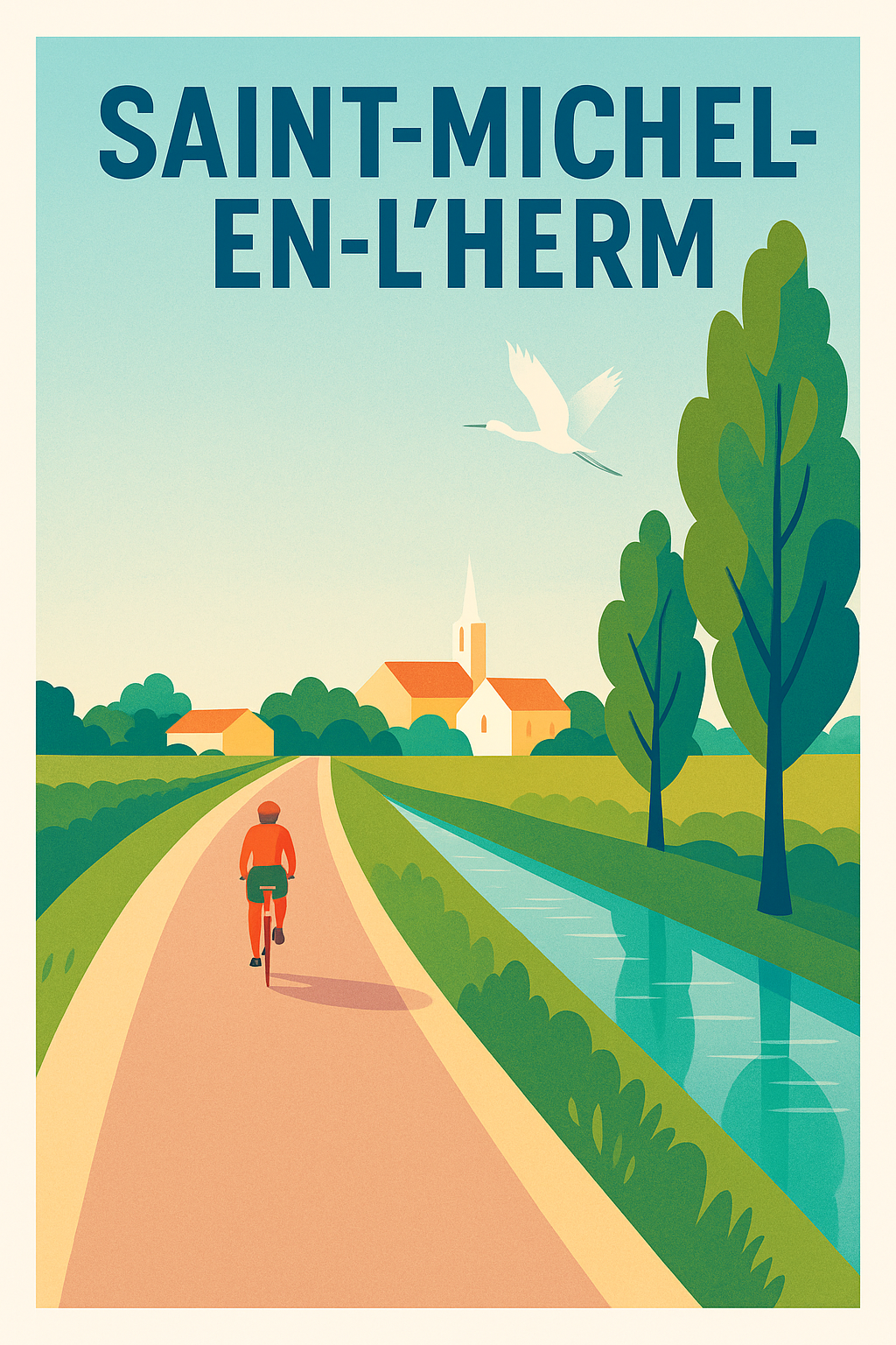 Affiche de Saint-Michel-en-l'Herm - Escapade nature et sérénité