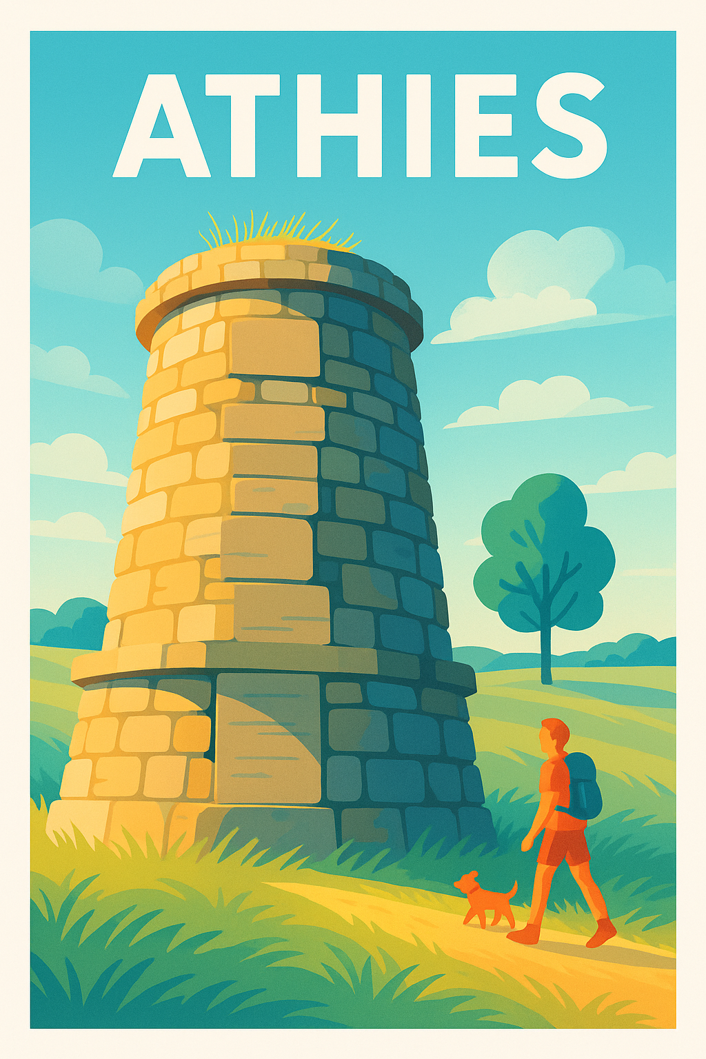 Affiche de Athies - Promenade au cœur du patrimoine