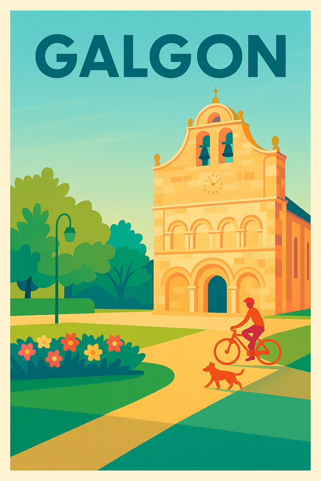 Affiche de Galgon - Charme et Sérénité en Nouvelle-Aquitaine