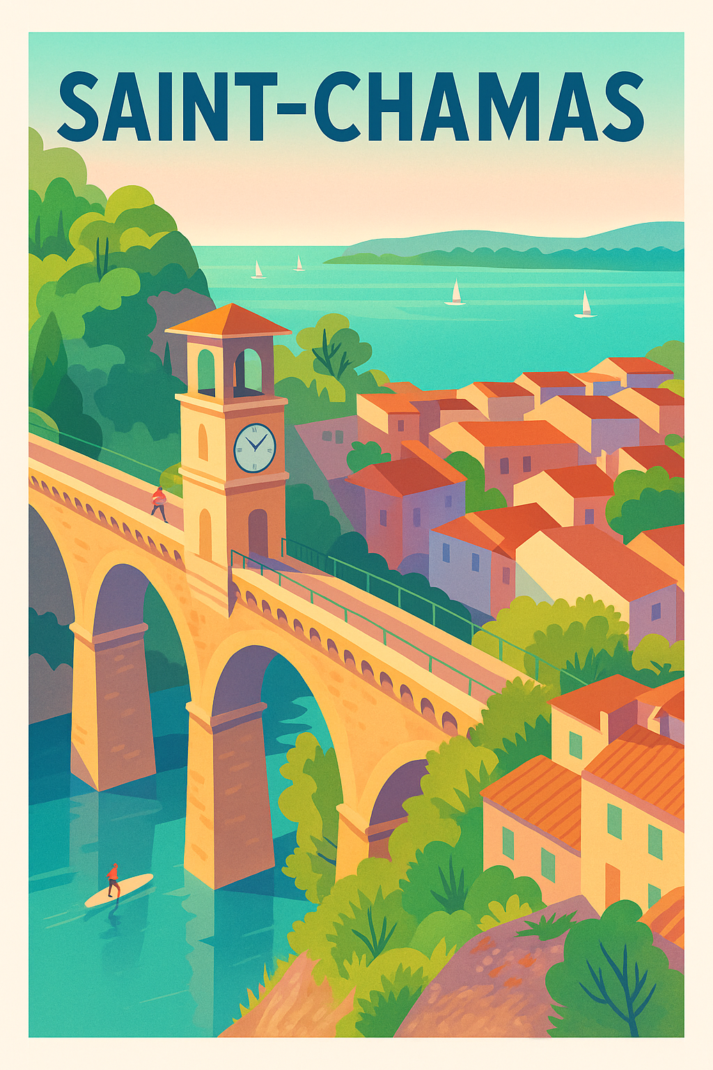 Affiche de Saint-Chamas - Charme Méditerranéen et Tranquillité