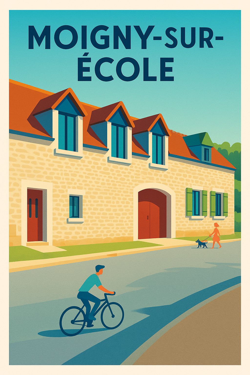 Affiche de Moigny-sur-École - Charme et quiétude d'un village authentique