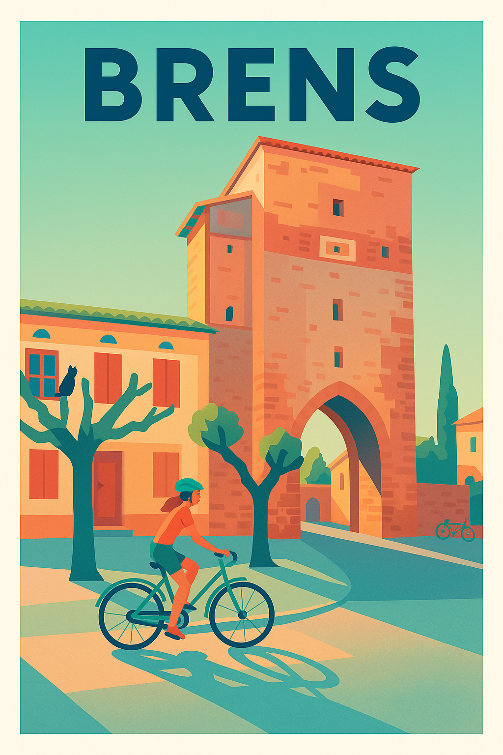Affiche de Brens - Charme authentique et douceur de vivre