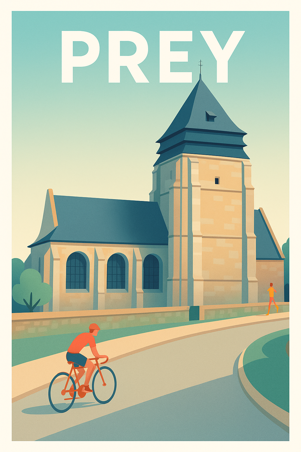 Affiche de Prey - Élégance et sérénité au fil des ruelles