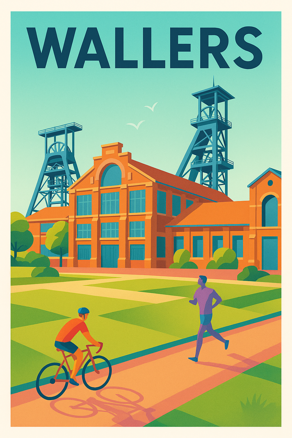Affiche de Wallers - L'Esprit Industriel en Plein Air