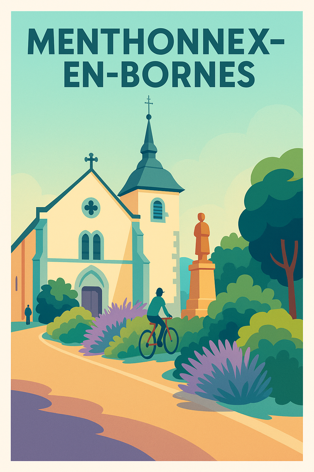 Affiche de Menthonnex-en-Bornes - Charme et sérénité au cœur de la nature