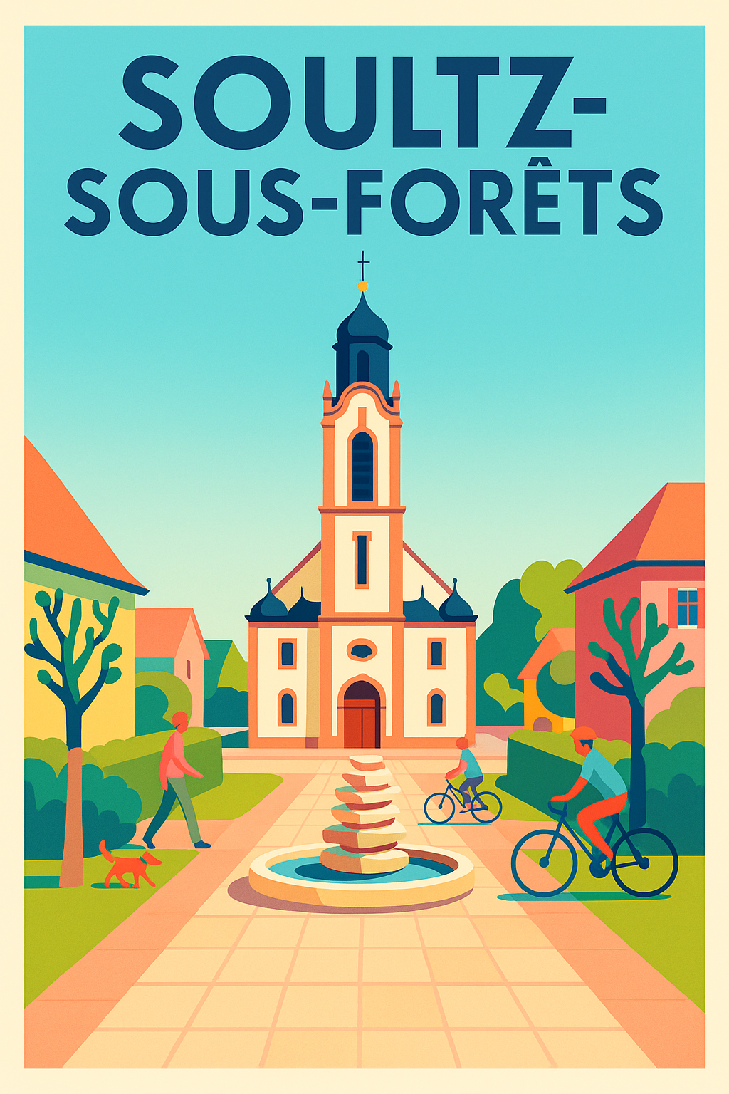 Affiche de Soultz-sous-Forêts - Charme paisible au cœur de l'Alsace